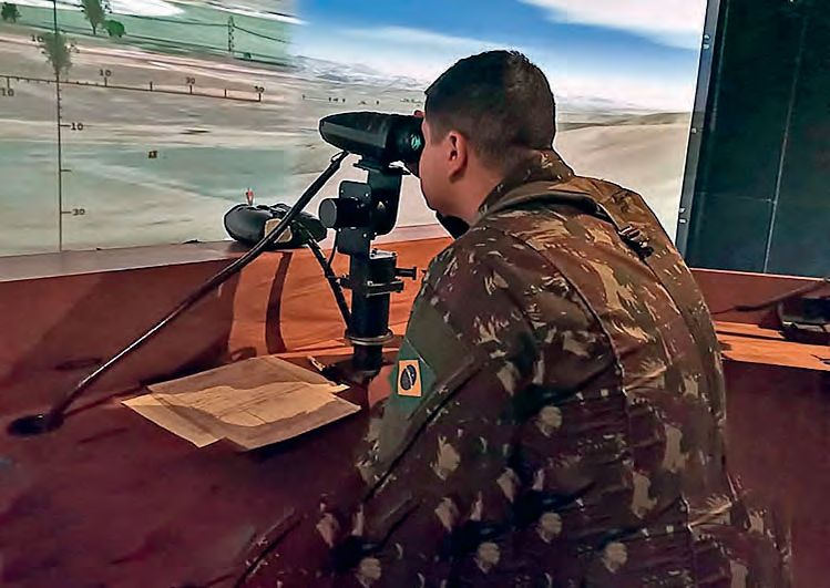 Ejército brasileño: Simulación virtual en la artillería