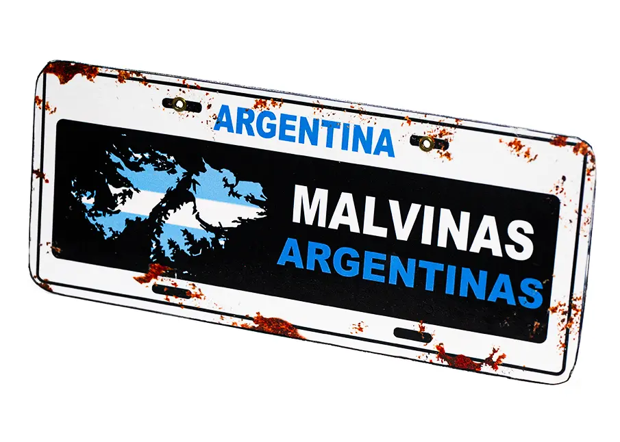 Chapa Patente Malvinas Argentinas