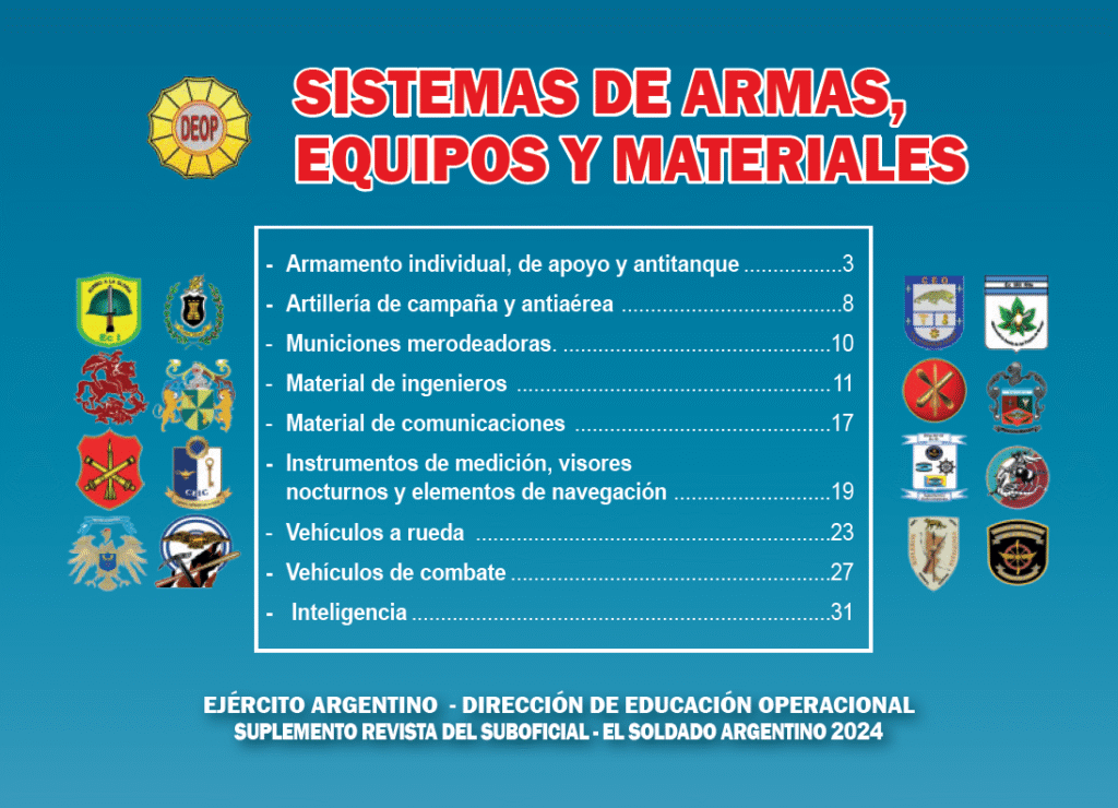 Cartilla Sistema de Armas equipos y materiales