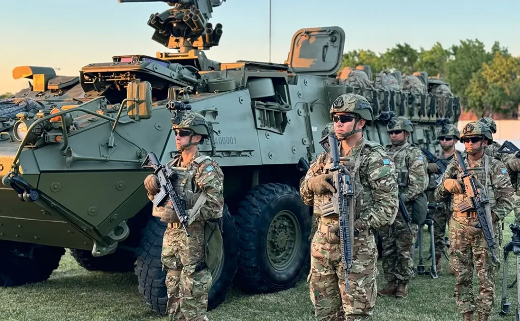 Presentación de los Vehículos de Combate Blindados a Rueda Stryker 8x8