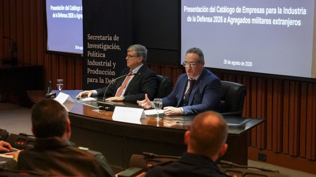 La Secretaría de Investigación, Política Industrial y Producción para la Defensa presentó este miércoles en el Salón Roca del Ministerio de Defensa, el Catálogo de Empresas para la Defensa