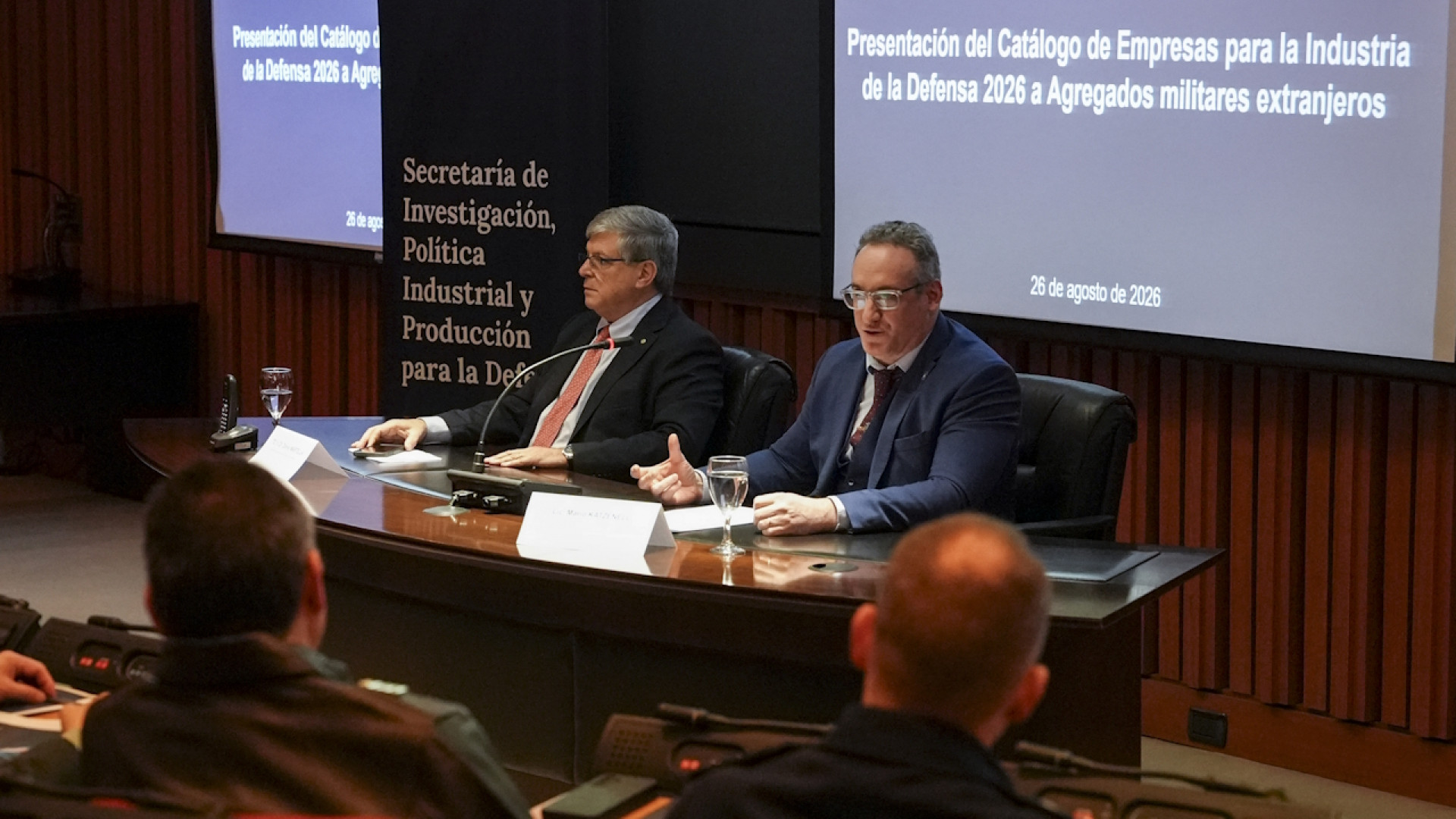 La Secretaría de Investigación, Política Industrial y Producción para la Defensa presentó este miércoles en el Salón Roca del Ministerio de Defensa, el Catálogo de Empresas para la Defensa
