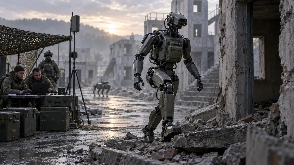 China prepara robots humanoides para la guerra pero todavía no son soldados