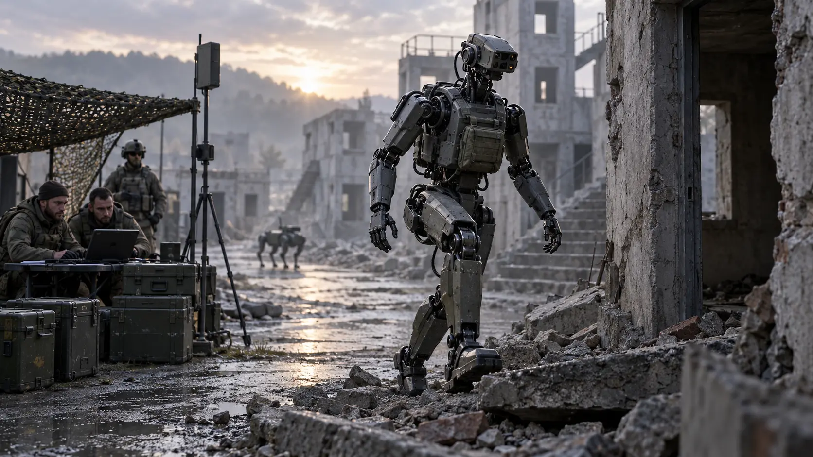 China prepara robots humanoides para la guerra pero todavía no son soldados
