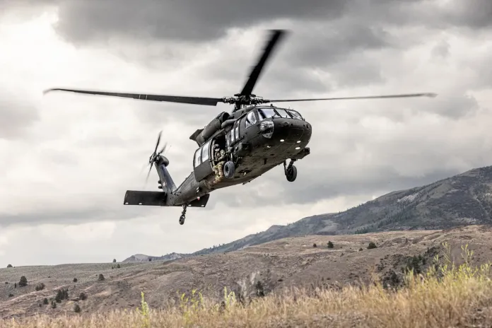 Un UH-60L Black Hawk destinado al Ejército Argentino